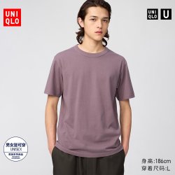 圆领T恤/短袖优衣库男装女装合作款485563
