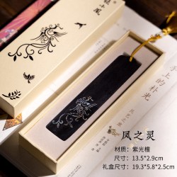 張小鳳 张小凤 凤之灵书签定制刻字古典中国风高档精致实木古风高级文创手工非遗螺钿木质创意礼物文艺送礼伴手礼