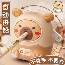 小学生铅笔削笔器手摇卷笔刀削笔刀儿童用全自动进铅转笔刀刨笔机