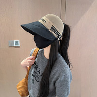 帽子女款鸭舌帽户外2025款网红款防晒遮阳帽大头围显脸小高级女士