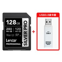 雷克沙 SD卡 UHS-II V60 128GB 内存卡