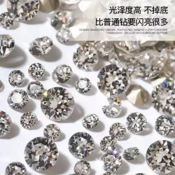语菲老师优选 多款可选 美甲饰品宝施奥莎高品质尖底钻超闪经典