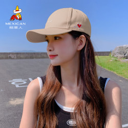稻草人 帽子女日系鸭舌帽可爱时尚ins潮牌棒球帽百搭防晒遮阳春秋