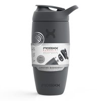 PROMiXX 运动营养品搅拌杯 不锈钢材质 水 密封性好 石墨灰 PRO-SS-S1-550SHAKER-GG