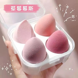 洛霍美妆蛋套盒盒子干湿两用马卡龙组合装两用粉扑化妆蛋化妆粉扑
