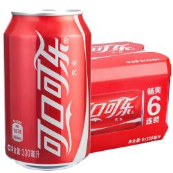 可口可乐 罐装雪碧美年达330ml*6/12罐整箱汽水碳酸饮料肥宅快乐水