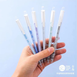 方岛 ST笔尖中性笔黑色0.5书写顺滑流畅简约学习用品3-6年纪小学生