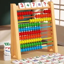 十里馋 计算幼儿园小学生数学儿童珠算算盘算术加减法教具益智早教yw