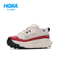 HOKA TORRENT 5 透气耐磨轻便 雅石白/焦红色 女款38.5 越野跑鞋