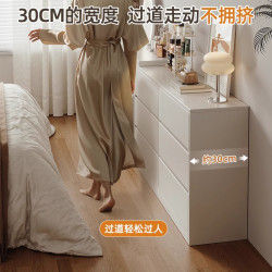 蔓斯菲尔 半包围梳妆台斗柜一体转角化妆桌现代卧室简约2026新款床边桌l型