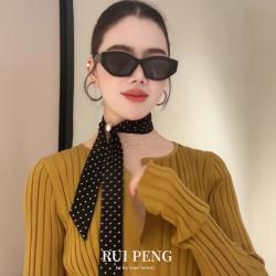 2026新款春夏串珠波点丝巾女系脖复古领巾高级感配饰