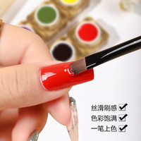 云钻彩绘胶美甲店专用日式罐装手工黑白色彩绘胶渐变美甲胶甲油胶
