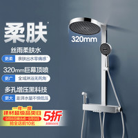 安华 丝雨出水全铜水路花洒套装 R8P