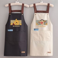 家用厨房做饭围裙防水防油餐饮专用女围腰上班工作服定制印字LOGO