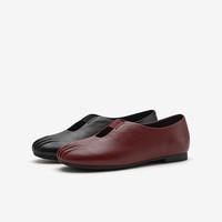Bata 油蜡羊皮软底 玛丽珍单鞋