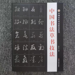 中国古代书法草书技法 初学者练字帖 行草毛笔字字帖 临摹王羲之