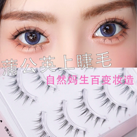 鱼小丫蒲公英假睫毛仙女纤长鱼尾小恶魔自然漫画眼整条假睫毛
