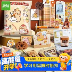 递乐文具 递乐幼升小开学文具伴手礼盲盒 中小学生奖励开学礼物 儿童学习文具大礼包盲袋 4265盲袋-卡皮巴拉