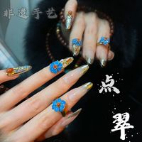 非遗系@寇丝妮 纯手工穿戴式美甲