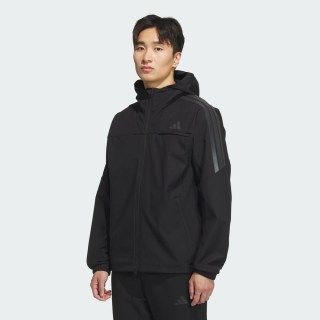 adidas 滔搏adidas阿迪达斯男子运动休闲时尚连帽外套梭织夹克KA1307