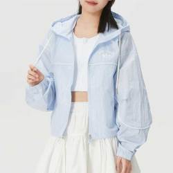 adidas 三叶草女子宽松休闲运动连帽夹克外套KT3056