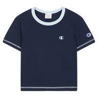 Champion 【冠军品牌】26春夏新女式短款T恤辣妹风修身圆领休闲潮流短袖
