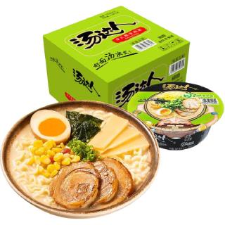 统一 汤达人日式豚骨拉面 130g*12碗 方便面