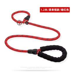Surepet 狗狗牵引绳中型犬p链遛狗绳大型犬p绳防爆冲遛金毛牵拉布拉多狗绳