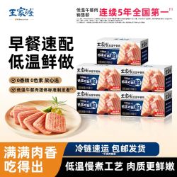 王家渡 低温午餐肉 300g*5