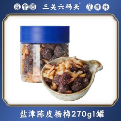 三关六码头 特产盐津陈皮橘皮杨梅蜜饯果脯酸甜果干解馋零食