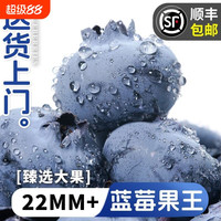 移动端:云南蓝莓新鲜水果22mm+特大果花香当季国产孕妇一整箱顺丰包邮