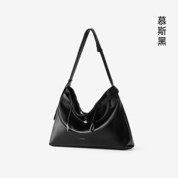 La Festin 抱抱HOBO包 慕斯黑 大号 女士单肩包