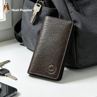 暇步士 男士钱包长款头层牛皮商务多功能钱夹男时尚票夹送男友送父亲礼物