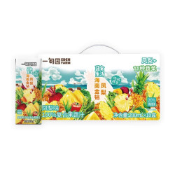 一甸园 海南金钻凤梨味100%复合果蔬汁
