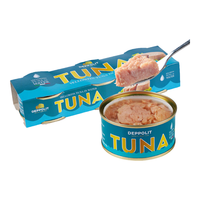 意帕斯塔 意大利进口TUNA吞拿鱼 黄鳍金枪鱼罐头 方便速食美食 水浸（健身人群）80g*9罐