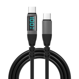 移动端：WAITU 240w短款0.5/1/2米加长双type c对公100w硅胶车载carplay数据线适用苹果iPhone15手机数显pd快充电线