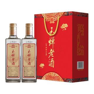 玉蝉老酒 52度浓香型白酒 500ml*2瓶 礼盒装