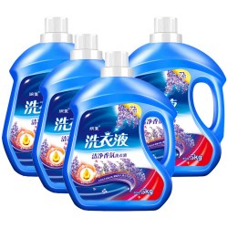婉萱 洗衣液5kg*4桶薰衣草香40斤家庭促销组合装家用机洗大桶装批