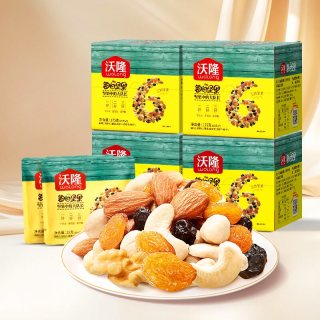 88VIP：沃隆 混合坚果 4盒装儿童孕妇混合干果仁休闲网红零食大礼包700g