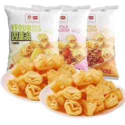 盼盼 薯片 火爆鱿鱼味40g*2+玉米味40g*2+麻辣小龙虾味40g*2