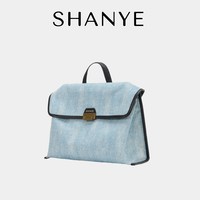 山野的雾 SHANYE山野的雾随野牛仔双肩背包头层牛皮公文包复古可单肩斜挎