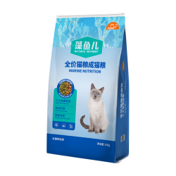 比瑞吉 爱不将就系列 藻鱼儿 三文鱼螺旋藻成猫猫咪干粮 10kg
