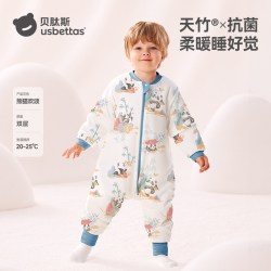贝肽斯 [肽柔]婴儿睡袋春秋冬款恒温宝宝分腿儿童防踢被四季通用