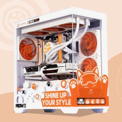 七彩虹 橘猫系列 海景房电脑主机 配置五（i5-14400F、RTX5060、16G、512G SSD）