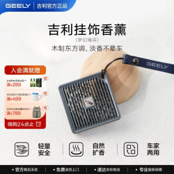 吉利 挂饰香薰 高级简约车内除味小巧便携车用香氛摆件专业调香 梦幻海洋