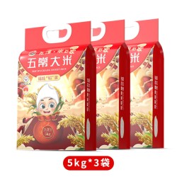 永泽 五常大米5KG*3东北大米