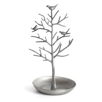 移动端：VI-ARICK耳环架合金鸟树玄关钥匙展示架项链首饰架收纳珠宝展示架