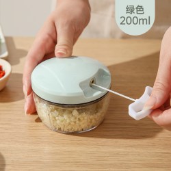 卡罗特 手动拉绳式 绿色 厨房捣蒜器 200ml