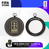 国际足球联合会 WORLD CUP 2026世界杯周边FIFA国际足联世界杯周边镜子杯垫包包挂件三用  黑色