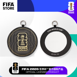 国际足球联合会 WORLD CUP 2026世界杯周边FIFA国际足联世界杯周边镜子杯垫包包挂件三用  黑色